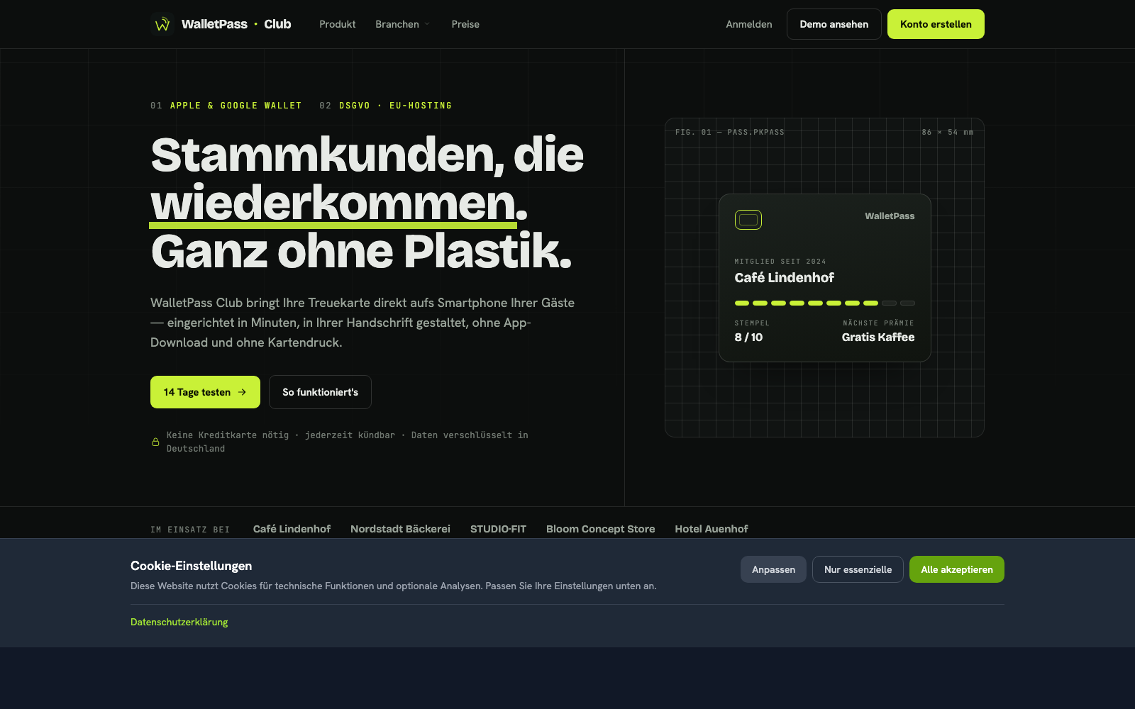 WalletPass Screenshot